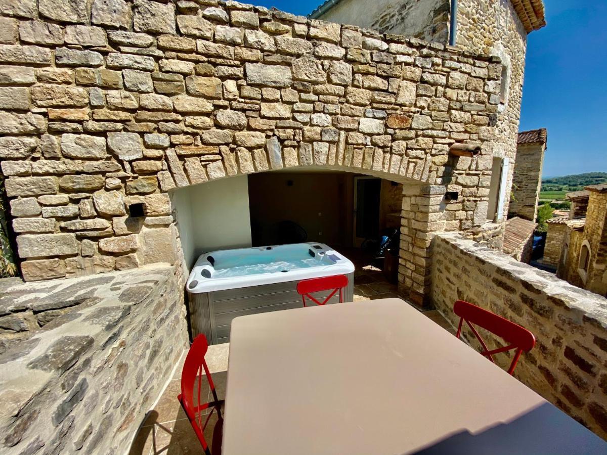 La Maison des Vendangeurs - TABLE D'HÔTES le soir du jeudi au lundi - Jacuzzi - Balnéo SPA - ACCES Piscine pour chambre Grafitti et chambre La Tour Martignargues Exterior foto